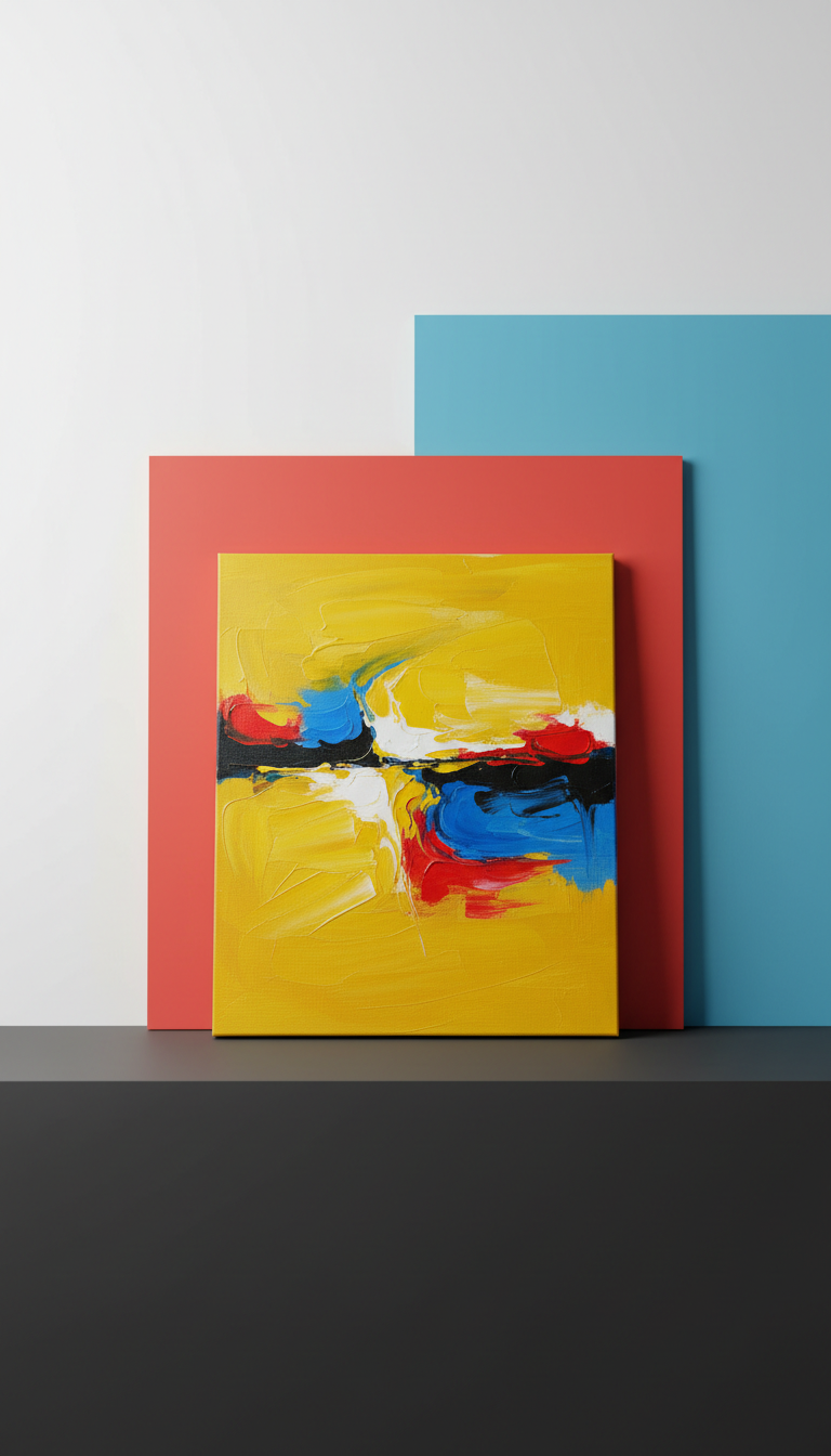 Amber Horizon original canvas
