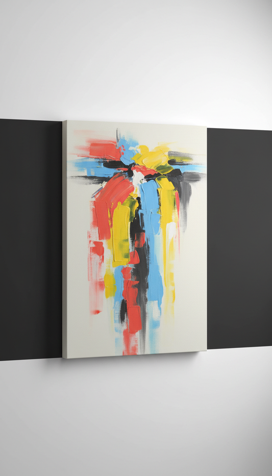 Azure Cascade original canvas